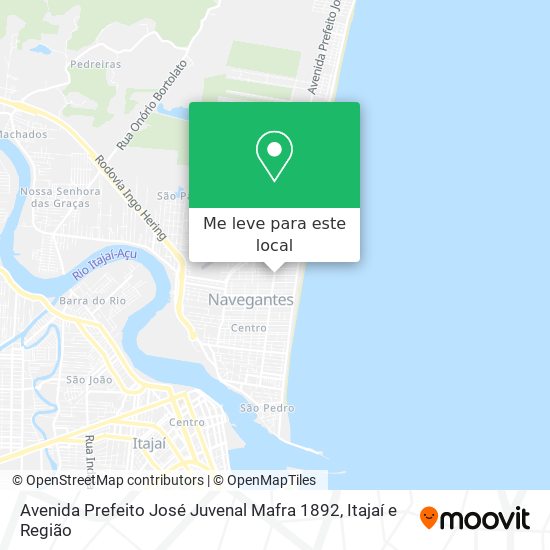 Avenida Prefeito José Juvenal Mafra 1892 mapa