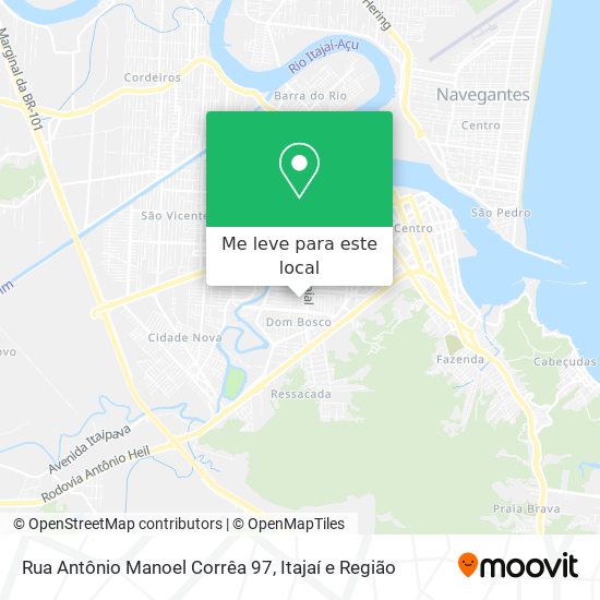 Rua Antônio Manoel Corrêa 97 mapa