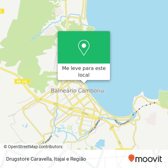 Drugstore Caravella mapa