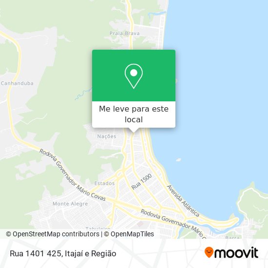 Rua 1401 425 mapa