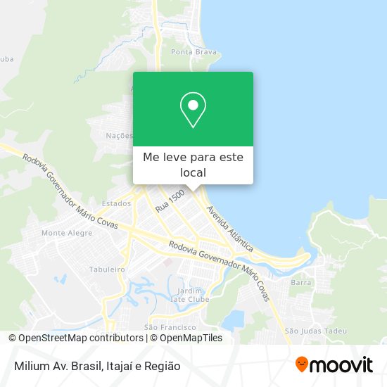 Milium Av. Brasil mapa