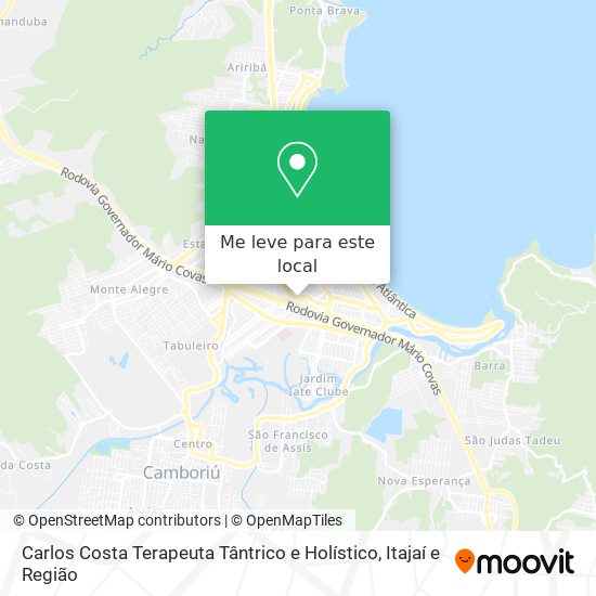 Carlos Costa Terapeuta Tântrico e Holístico mapa