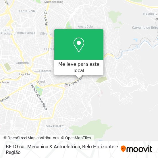 BETO car Mecânica & Autoelétrica mapa