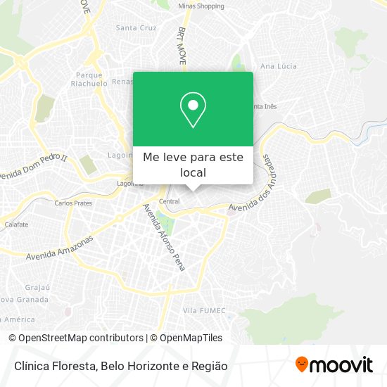 Clínica Floresta mapa