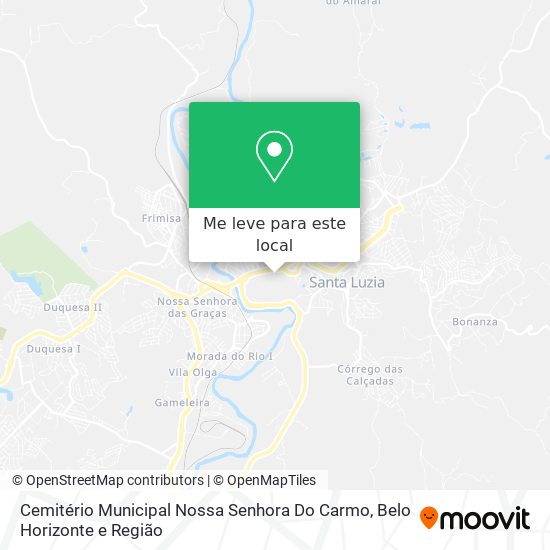 Cemitério Municipal Nossa Senhora Do Carmo mapa
