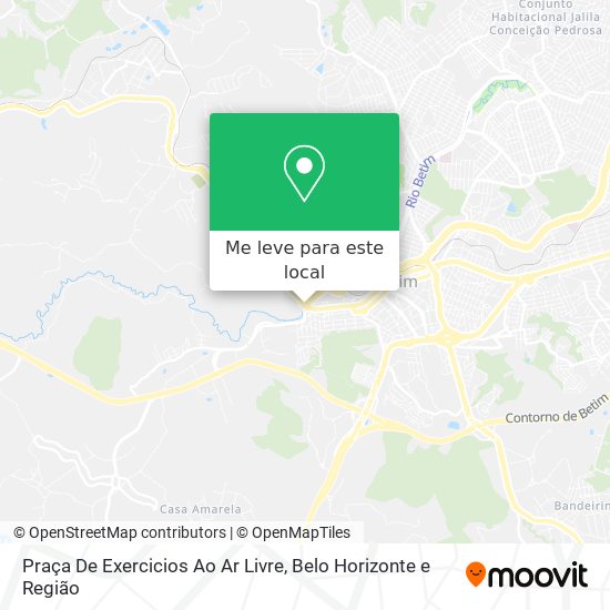 Praça De Exercicios Ao Ar Livre mapa