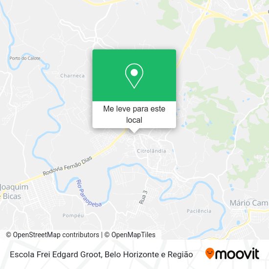 Escola Frei Edgard Groot mapa