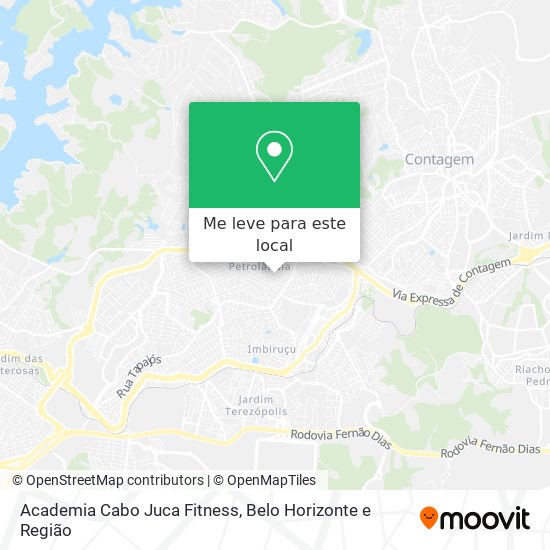 Academia Cabo Juca Fitness mapa