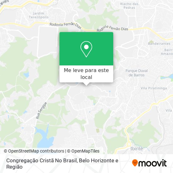 Congregação Cristã No Brasil mapa