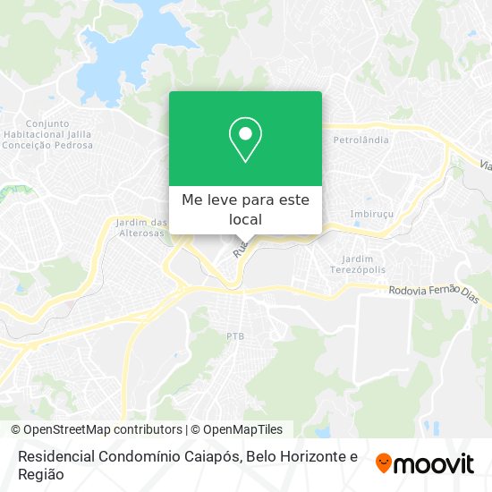 Residencial Condomínio Caiapós mapa