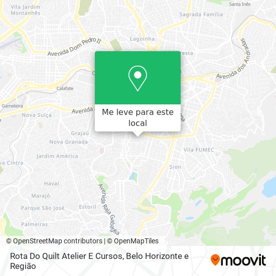 Rota Do Quilt Atelier E Cursos mapa
