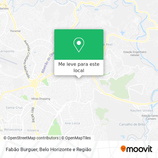 Fabão Burguer mapa