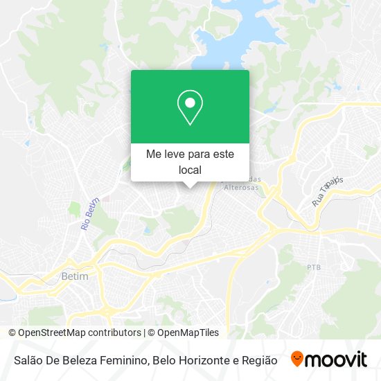 Salão De Beleza Feminino mapa