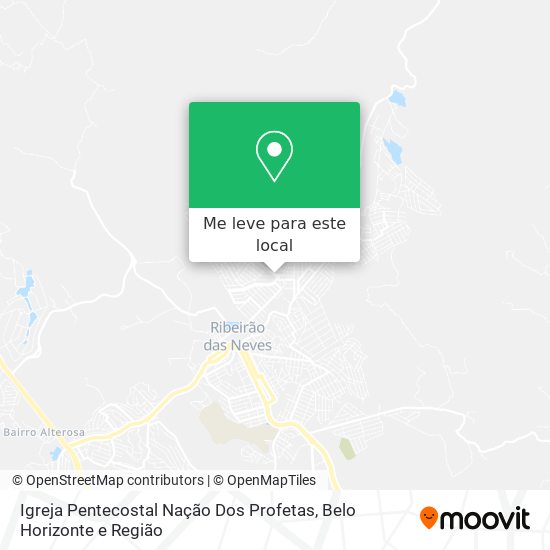 Igreja Pentecostal Nação Dos Profetas mapa