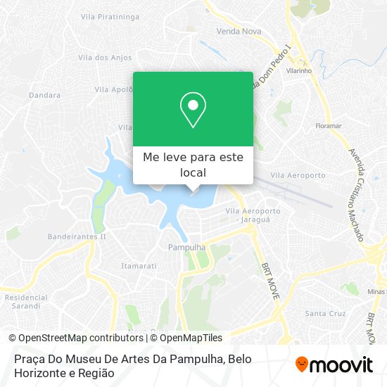 Praça Do Museu De Artes Da Pampulha mapa