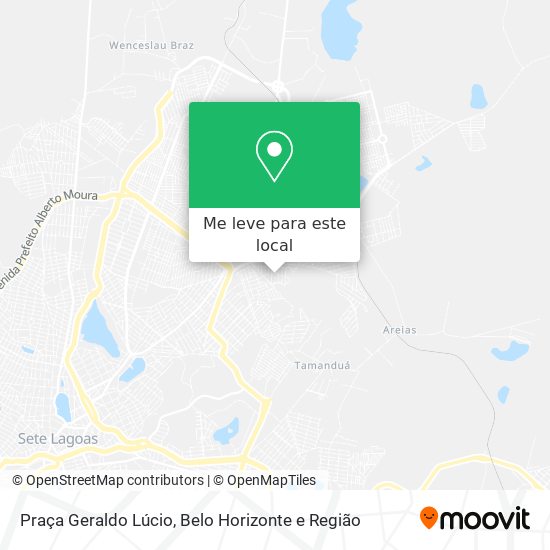 Praça Geraldo Lúcio mapa