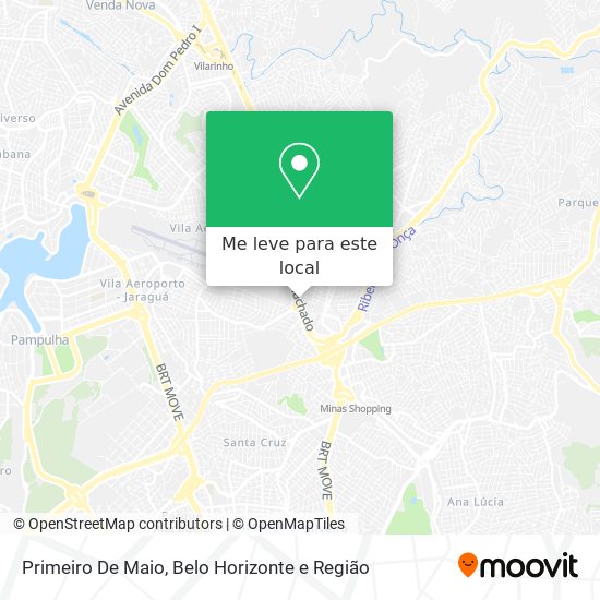 Primeiro De Maio mapa