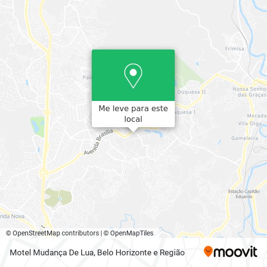Motel Mudança De Lua mapa