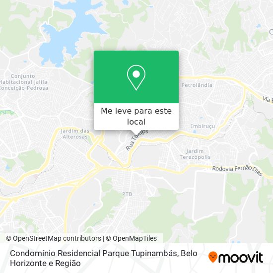 Condomínio Residencial Parque Tupinambás mapa