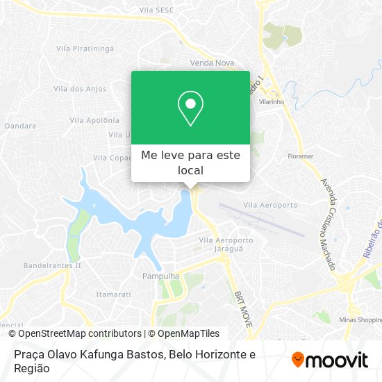 Praça Olavo Kafunga Bastos mapa