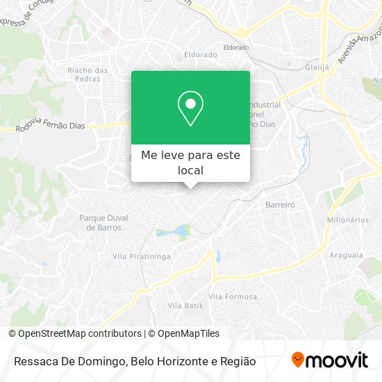 Ressaca De Domingo mapa
