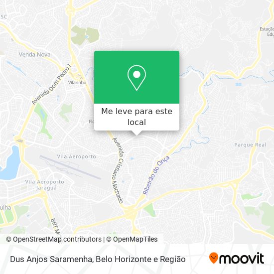 Dus Anjos Saramenha mapa