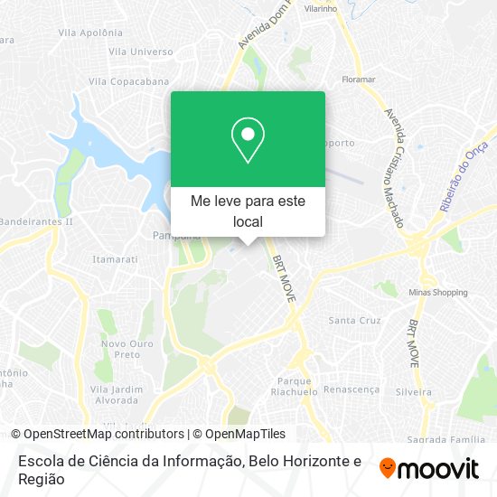 Escola de Ciência da Informação mapa