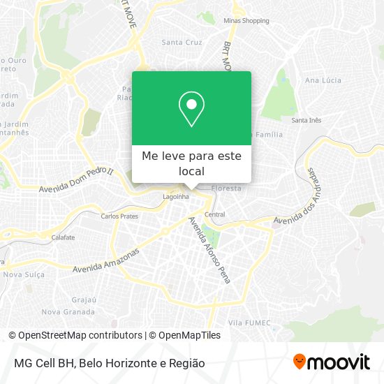 MG Cell BH mapa