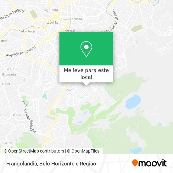Frangolândia mapa
