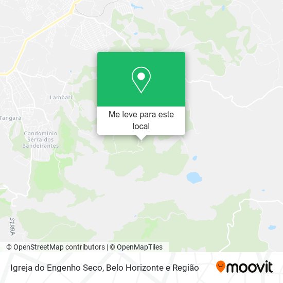 Igreja do Engenho Seco mapa