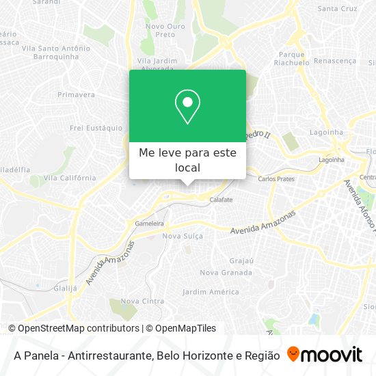 A Panela - Antirrestaurante mapa