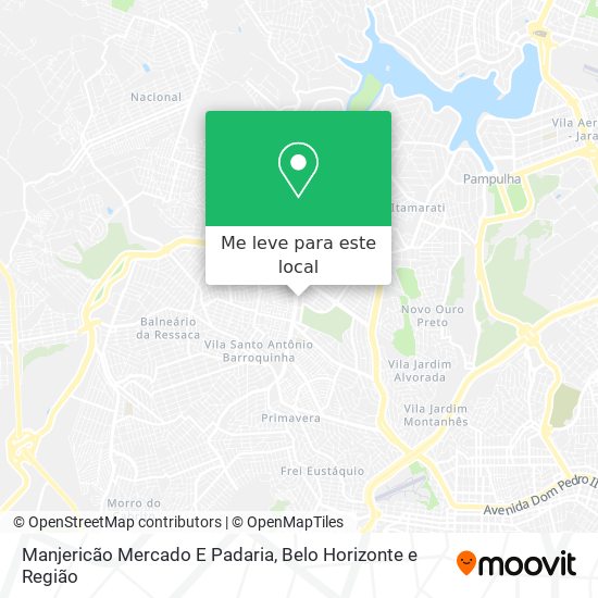 Manjericão Mercado E Padaria mapa