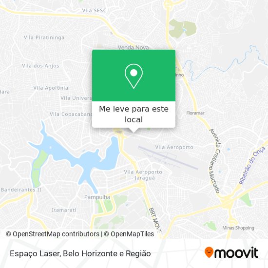 Espaço Laser mapa
