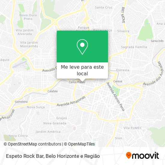 Espeto Rock Bar mapa