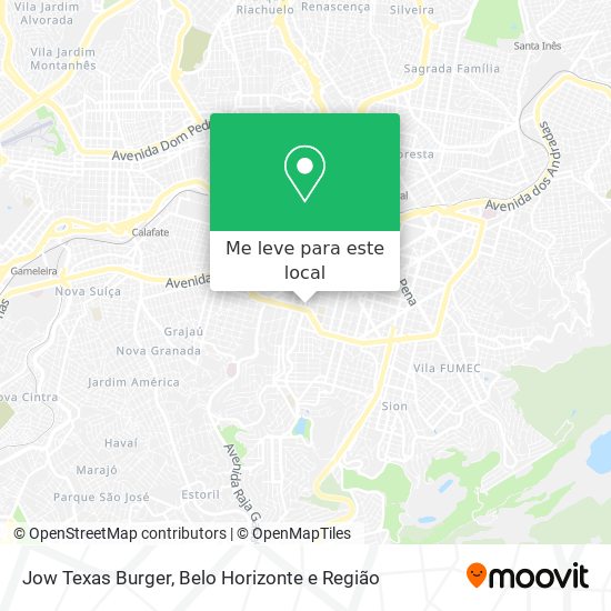 Jow Texas Burger mapa