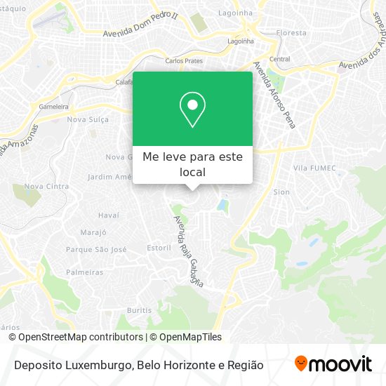 Deposito Luxemburgo mapa