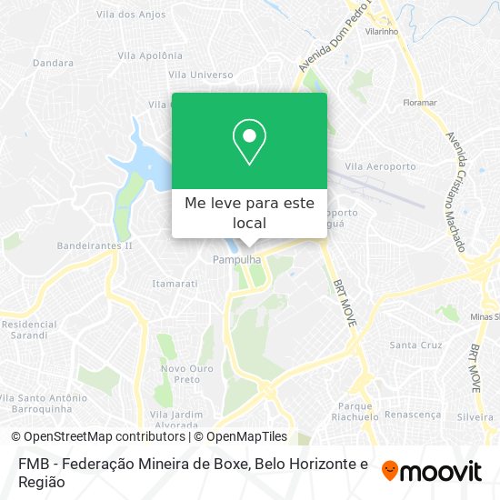 FMB - Federação Mineira de Boxe mapa