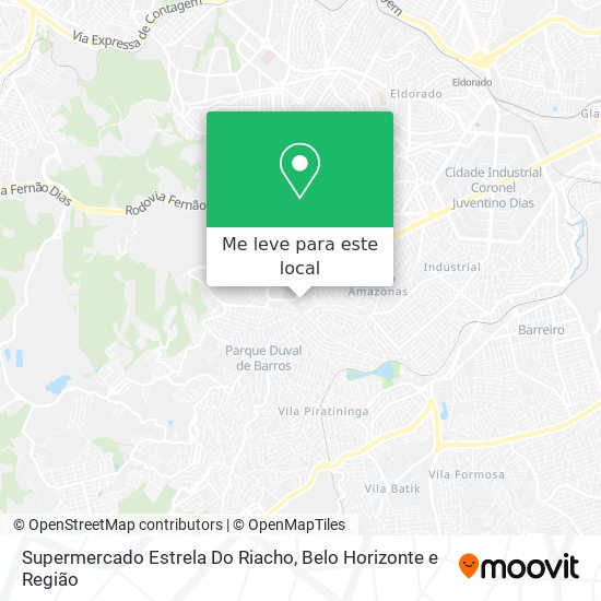 Supermercado Estrela Do Riacho mapa