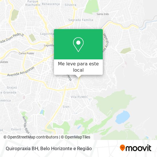 Quiropraxia BH mapa