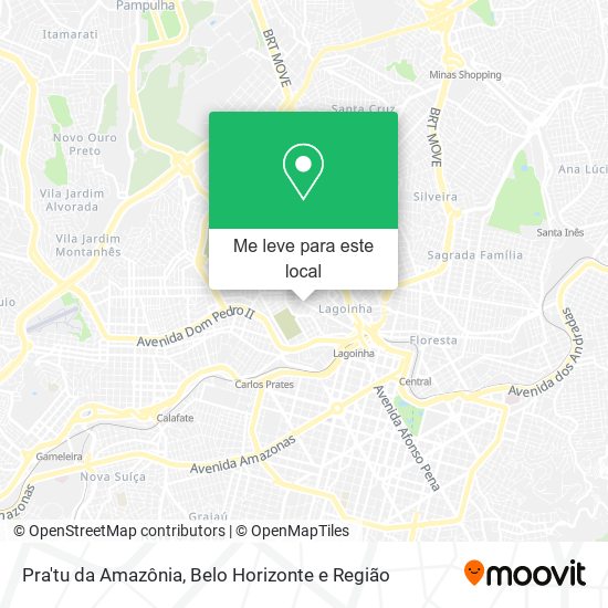 Pra'tu da Amazônia mapa