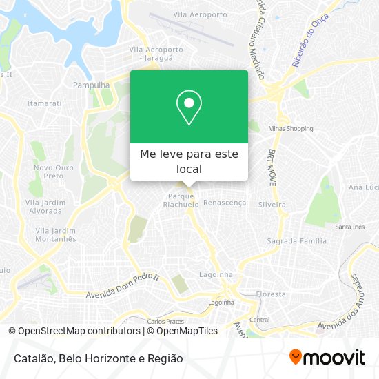 Catalão mapa