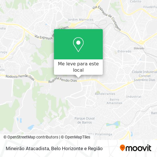 Mineirão Atacadista mapa