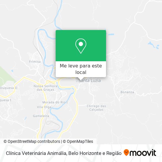 Clínica Veterinária Animália mapa