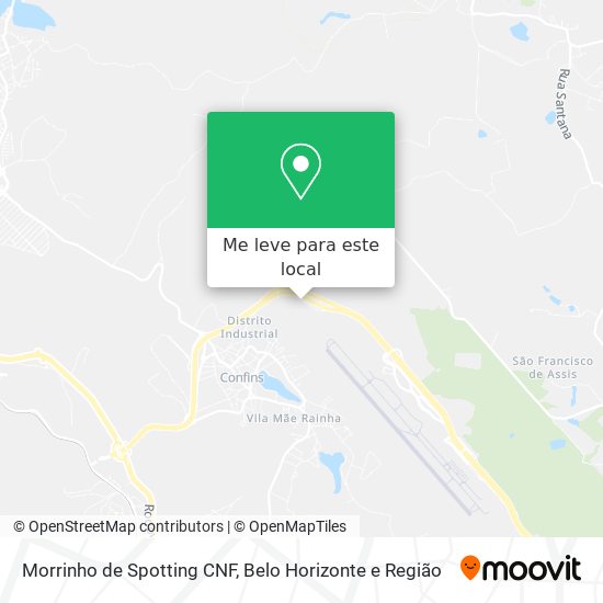 Morrinho de Spotting CNF mapa