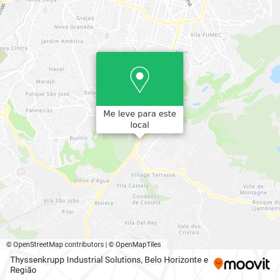 Thyssenkrupp Industrial Solutions mapa