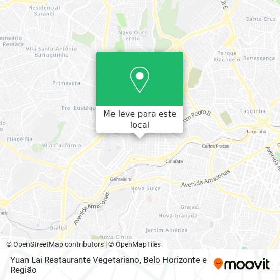 Yuan Lai Restaurante Vegetariano mapa