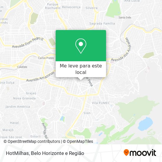 HotMilhas mapa
