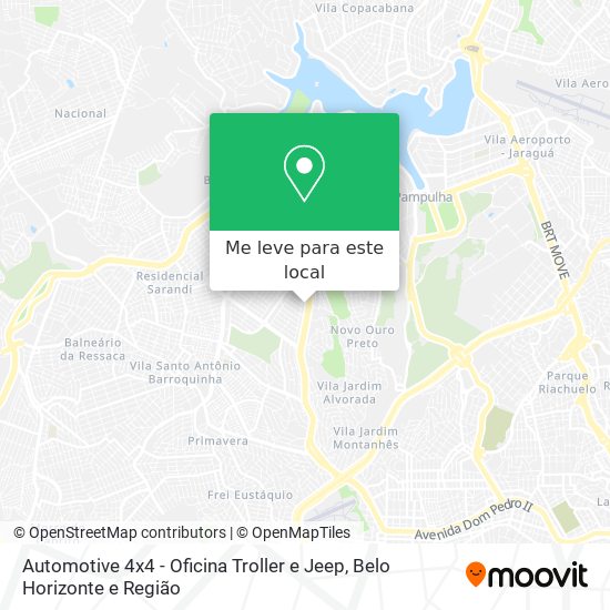 Automotive 4x4 - Oficina Troller e Jeep mapa