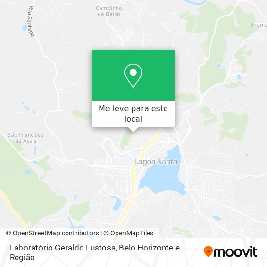 Laboratório Geraldo Lustosa mapa
