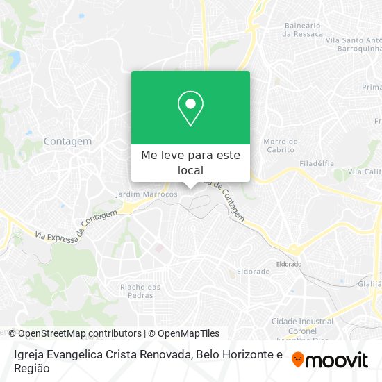 Igreja Evangelica Crista Renovada mapa
